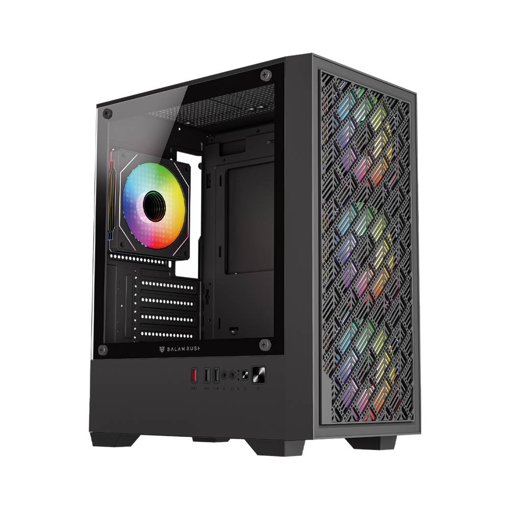 Gabinetes Gaming Balam Rush NITROX EDGE AIRCOOL 4700A - Vista 2