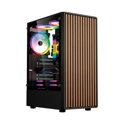Gabinetes Gaming Balam Rush DRAGONFLY WOOD GM580CB - Vista 2