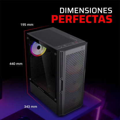 Gabinetes Gaming Balam Rush DRAGONFLY VENTRA GM570 - Vista 2