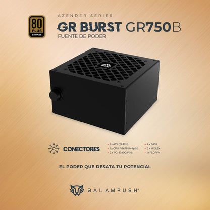 Fuente de poder Balam Rush GR750B - Vista 4