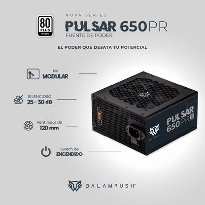 Fuente de poder Balam Rush 650PR - Vista 3