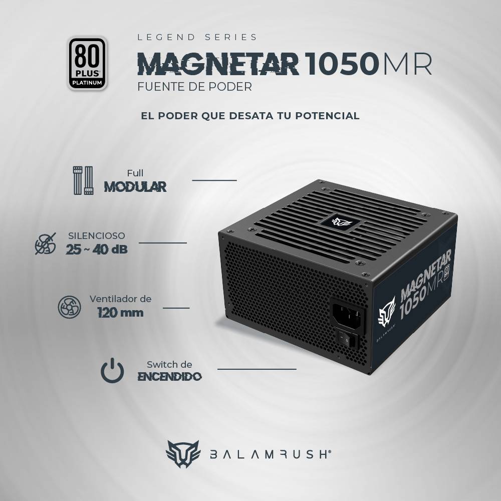 Fuente de poder Balam Rush 1050MR - Vista 4