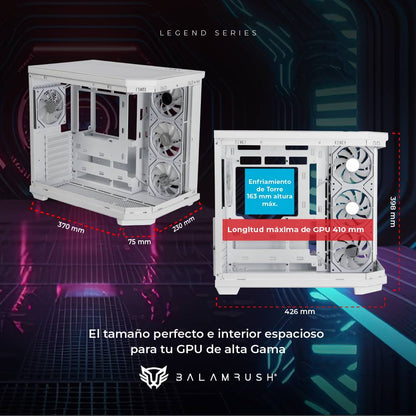Gabinetes Gaming Balam Rush Tank Master 9600TB Legend Series - Vista 4