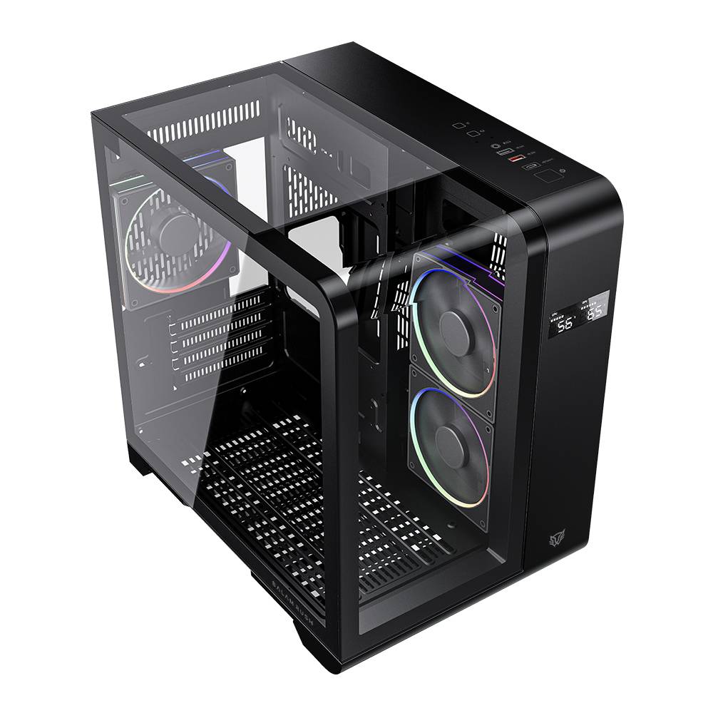 Gabinetes Gaming Balam Rush Curve 6400 - Vista 2