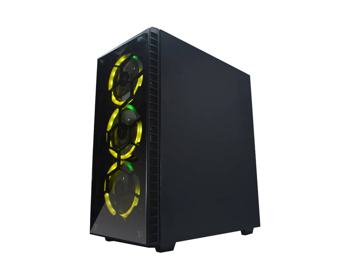 Gabinete Gaming Naceb Gaming HYDRA Crystal Case - Vista 2