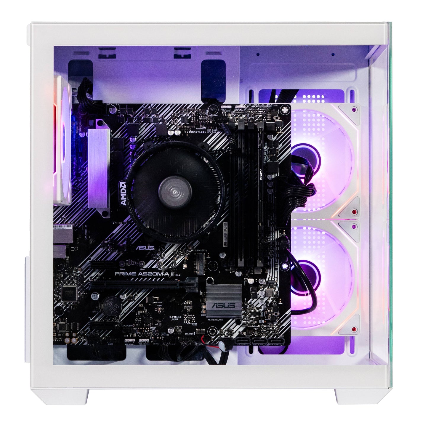 Gabinetes Gaming Naceb Gaming Na-0636B - Vista 3