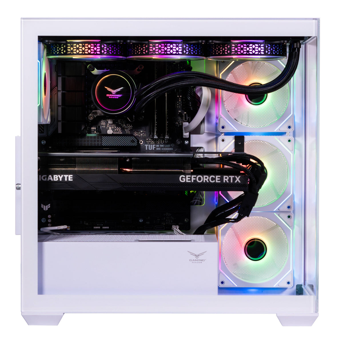 Gabinetes Gaming Naceb Gaming NA-0637B - Vista 3