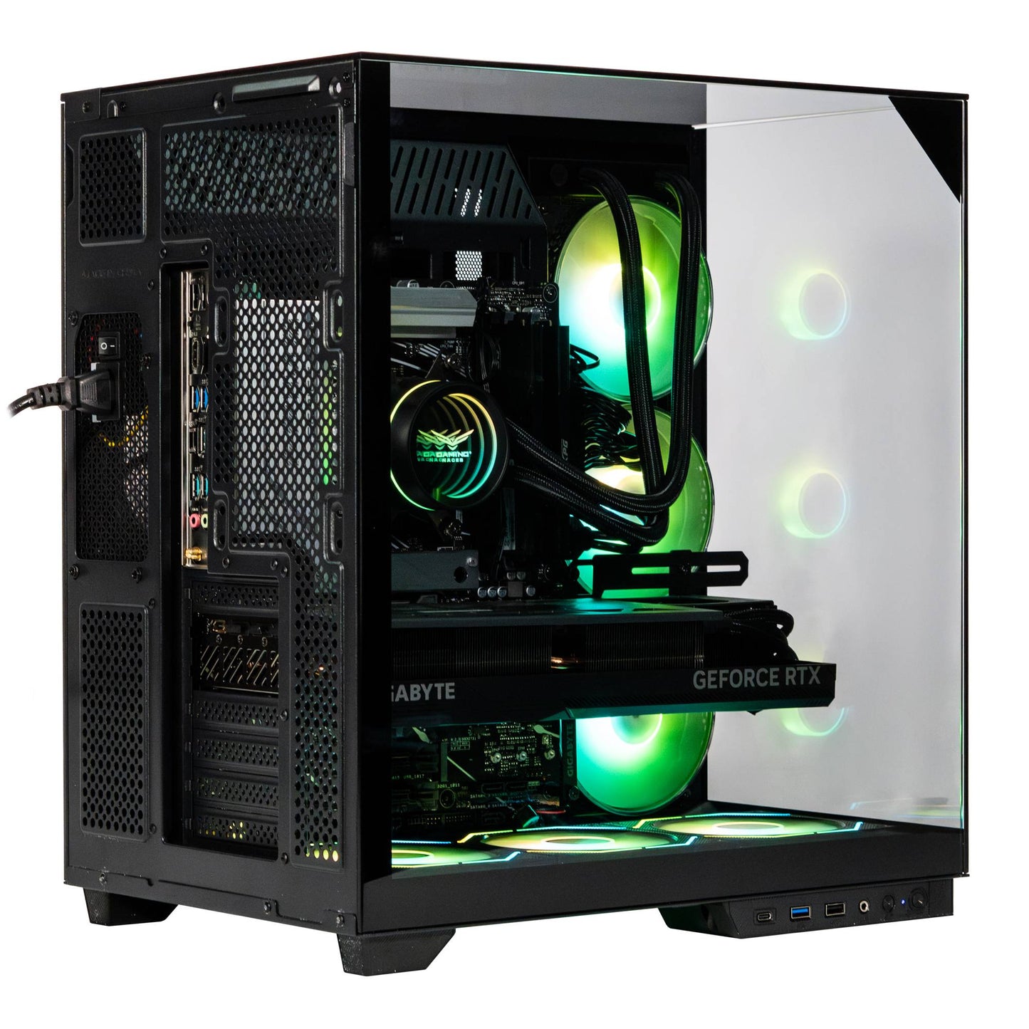 Gabinetes Gaming Naceb Gaming NA-0639 - Vista 4