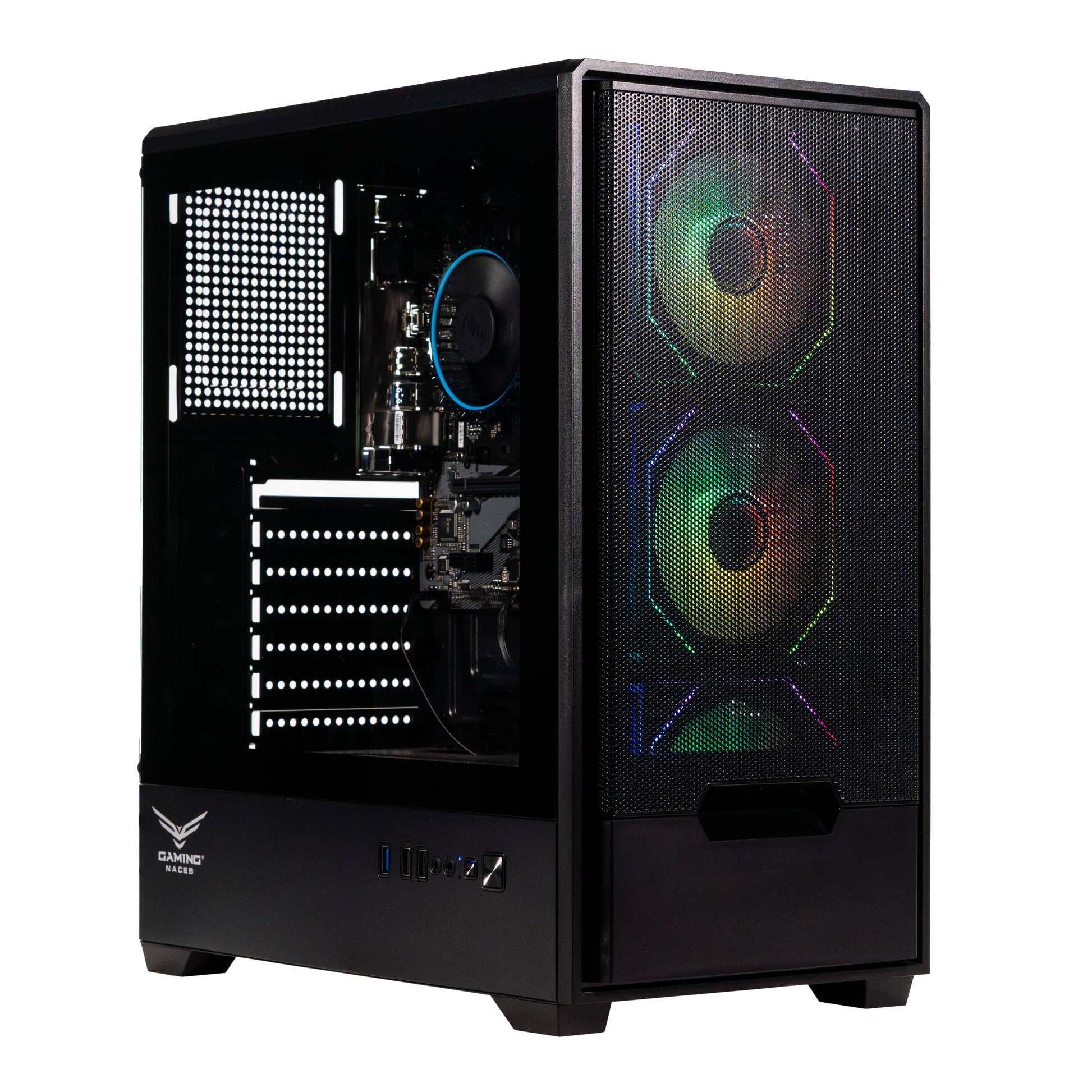 Gabinete Naceb Gaming NA-0658N - Vista 2