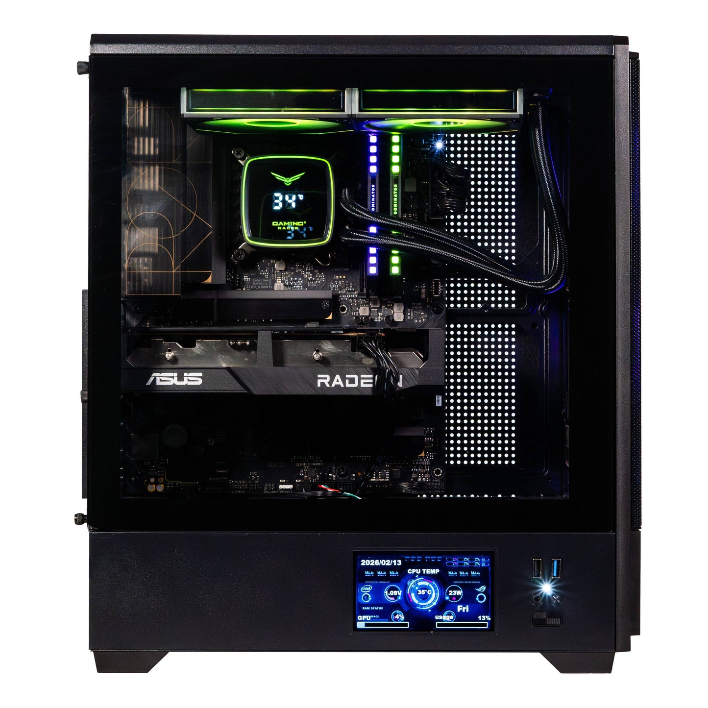 Gabinete Naceb Technology NA-0658LCD - Vista 2
