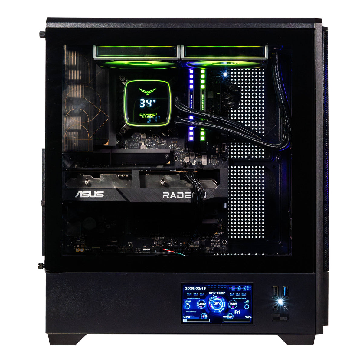 Gabinete Naceb Technology NA-0658LCD - Vista 2