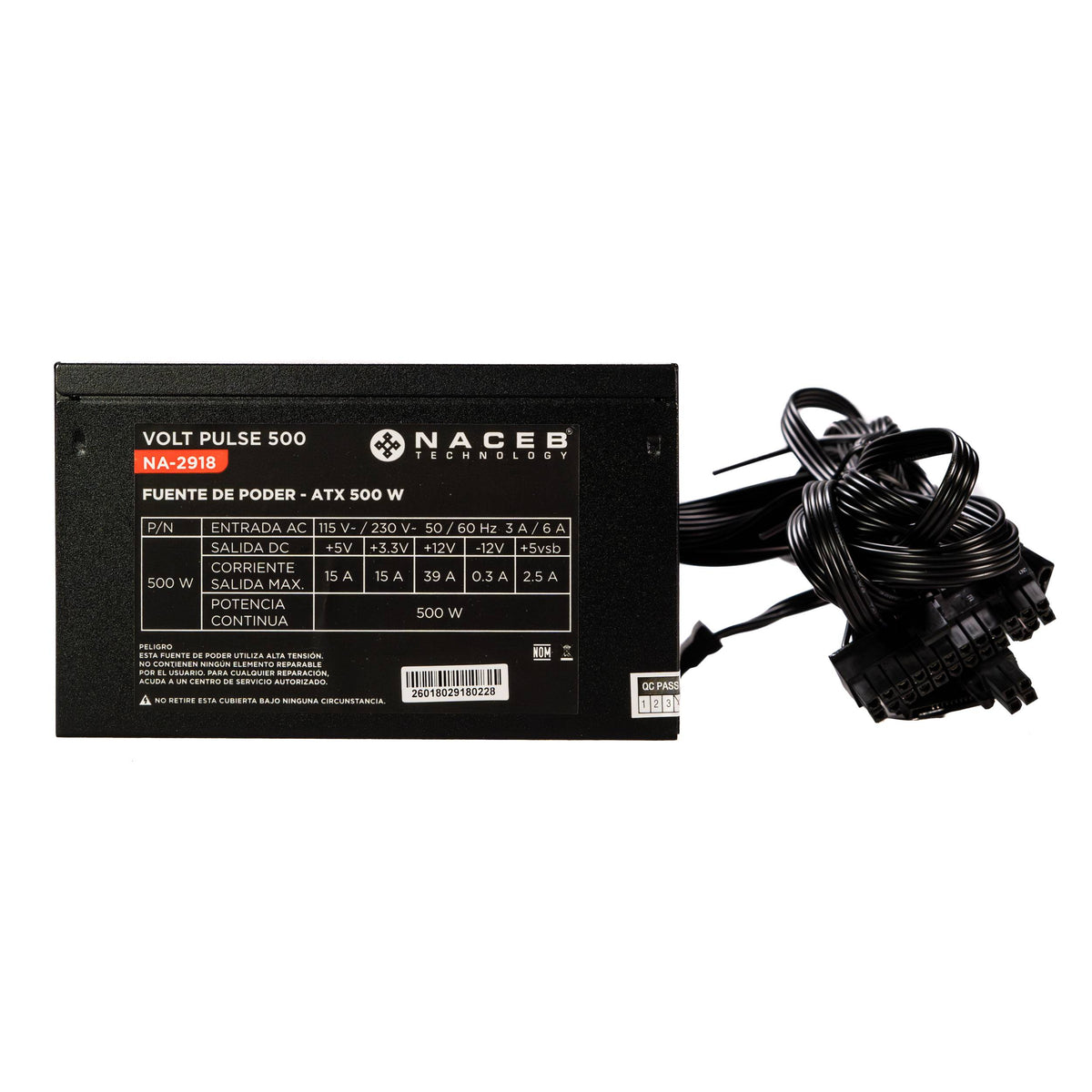 Fuente de poder Naceb Technology NA-2918 - Vista 2