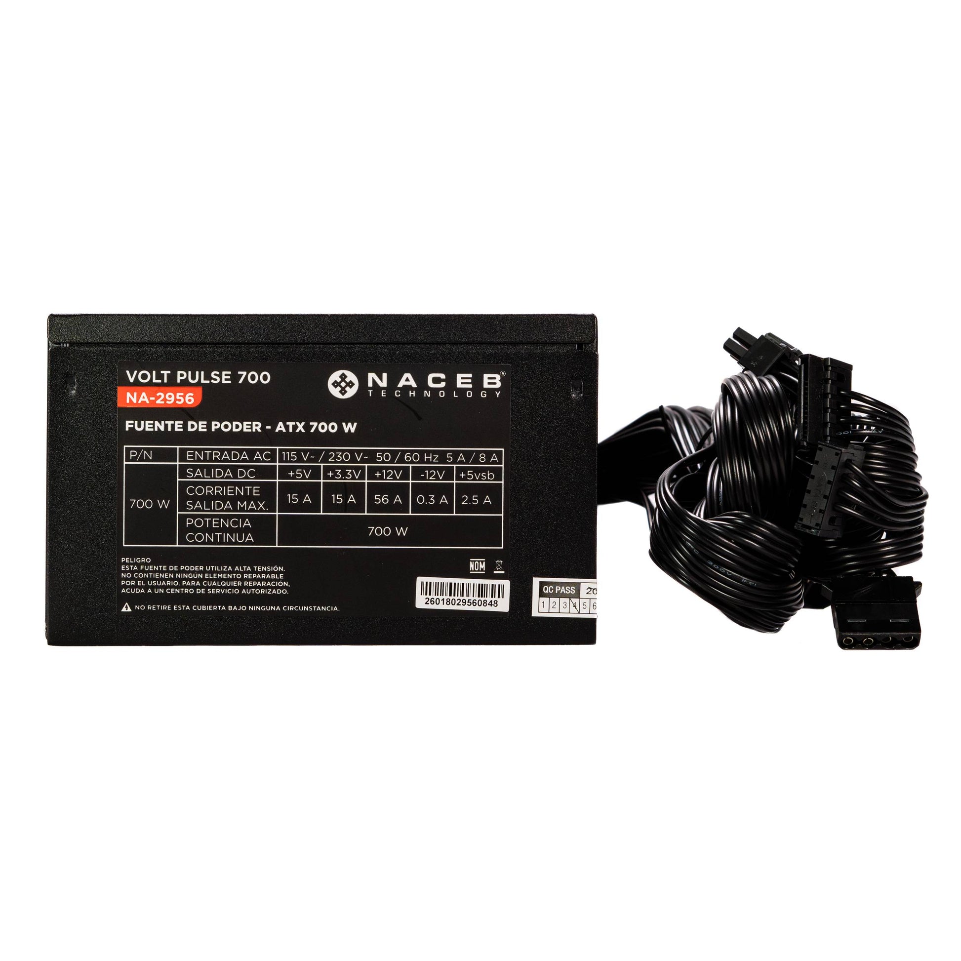 Fuente de poder Naceb Technology NA-2956 - Vista 2