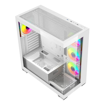 Gabinetes Gaming Xzeal XZCGB08W - Vista 2