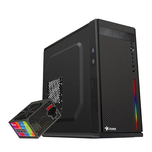Gabinetes para computadoras Stylos STGASC1B - Vista 2