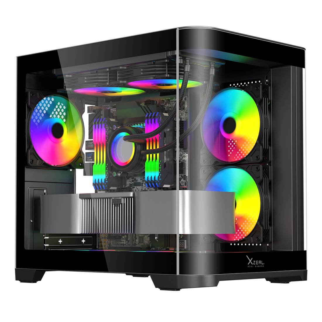 Gabinete Xzeal XZGAMC3B - Vista 3