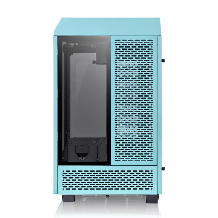 Gabinete  THERMALTAKE The Tower 100 Turquoise Mini Chassi - Vista 4
