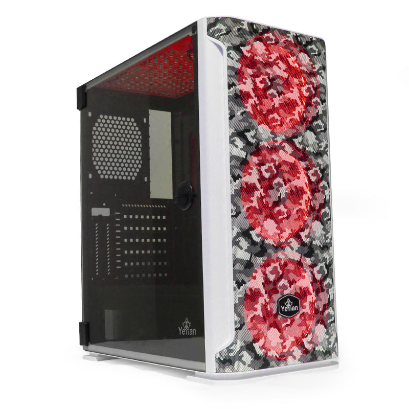 GABINETE  HOLLOW 2500 ATX,C/T 3VEN ARGB/MESH/ Yeyian YGH-49704 - Vista 5