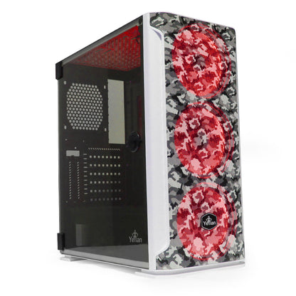GABINETE  HOLLOW 2500 ATX,C/T 3VEN ARGB/MESH/ Yeyian YGH-49704 - Vista 5