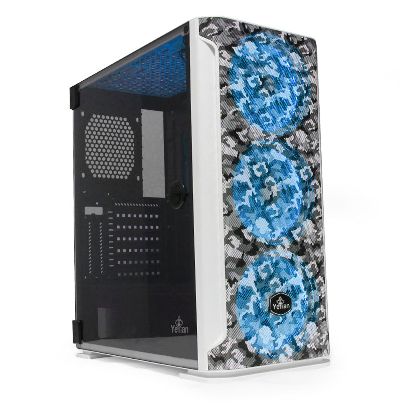 GABINETE  HOLLOW 2500 ATX,C/T 3VEN ARGB/MESH/ Yeyian YGH-49704 - Vista 7