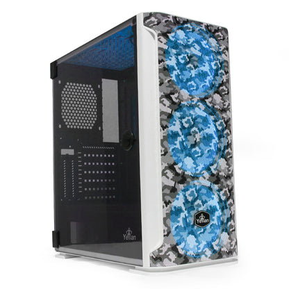 GABINETE  HOLLOW 2500 ATX,C/T 3VEN ARGB/MESH/ Yeyian YGH-49704 - Vista 7