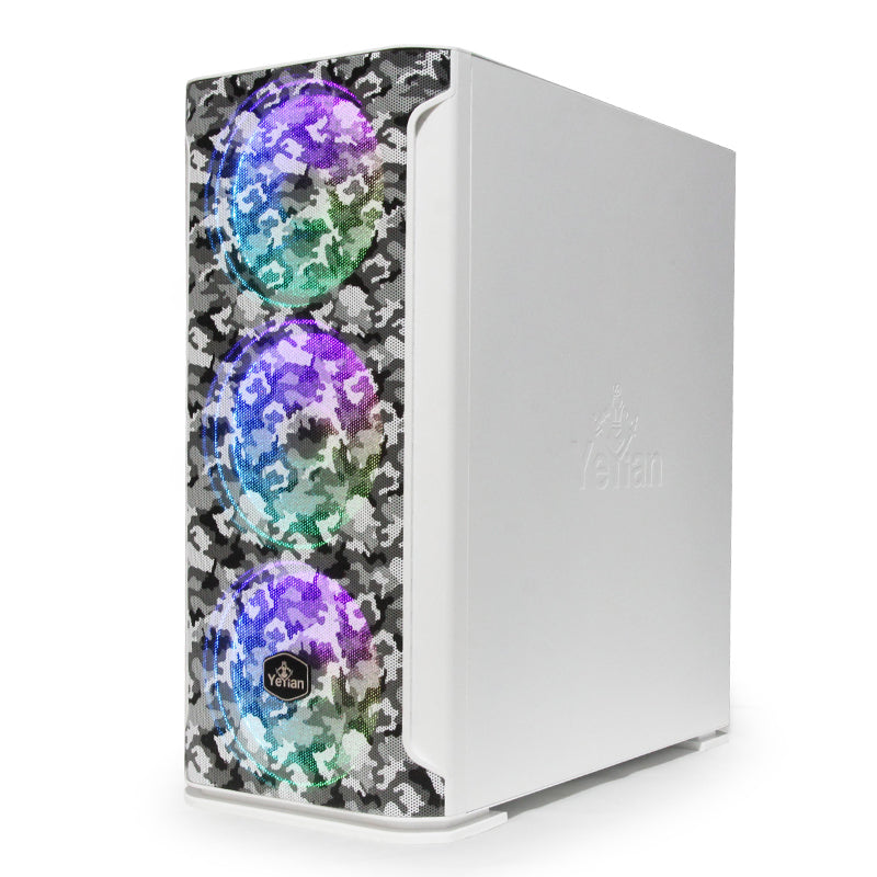 GABINETE  HOLLOW 2500 ATX,C/T 3VEN ARGB/MESH/ Yeyian YGH-49704 - Vista 8