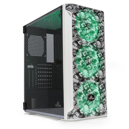GABINETE  HOLLOW 2500 ATX,C/T 3VEN ARGB/MESH/ Yeyian YGH-49704 - Vista 9