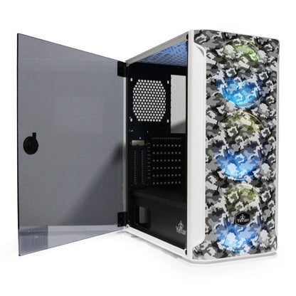 GABINETE  HOLLOW 2500 ATX,C/T 3VEN ARGB/MESH/ Yeyian YGH-49704 - Vista 10