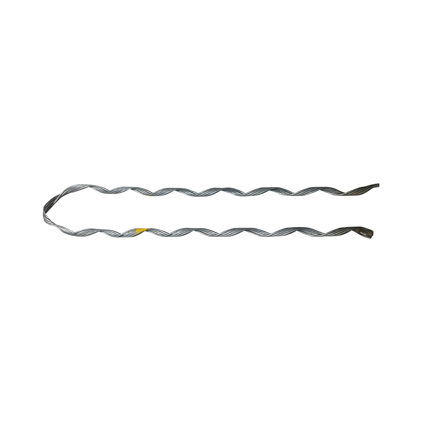 Remate Preformado de Acero Galvanizado para fibra Mini-ADSS, Diámetros 6-7 mm (Estructura de 4 hilos con Polvo Abrasivo)