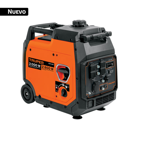 Generador silencioso inverter 3.5 kW, 224cc,encendido manual