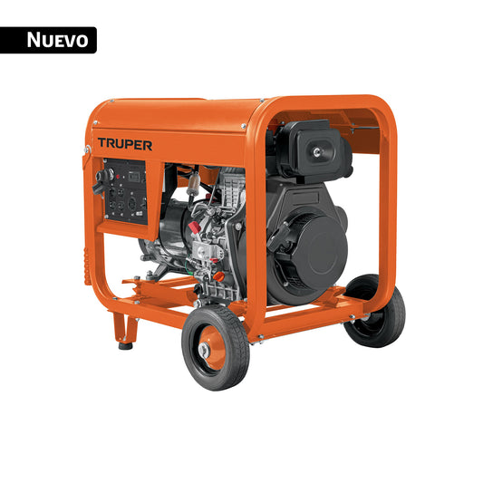 Generador portátil 6 kW motor a diesel, TRUPER