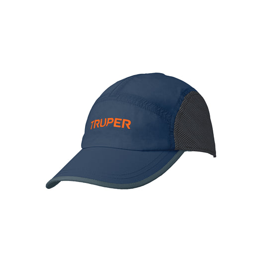 Gorra color azul marino, 100% poliéster, Truper