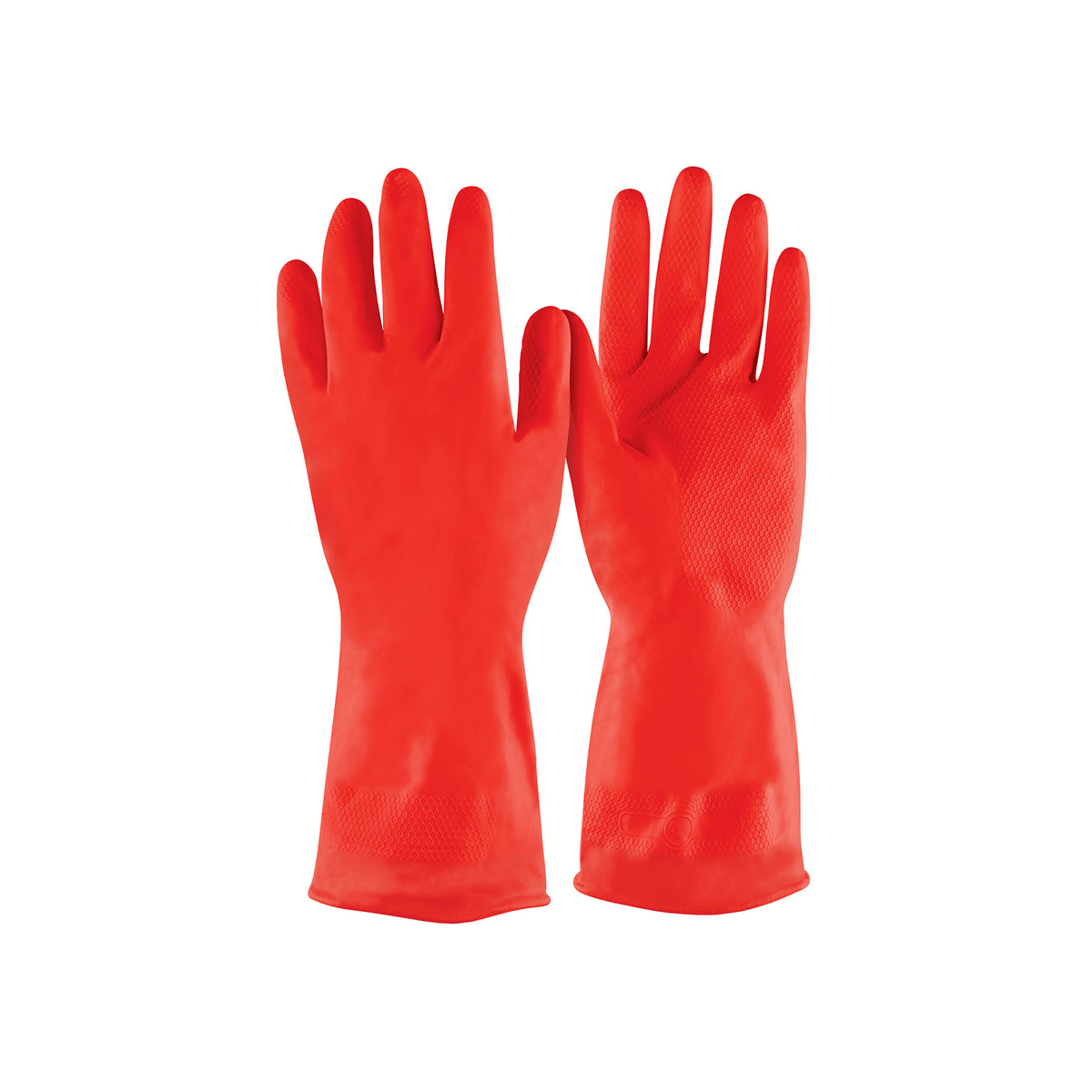 Guantes de látex para limpieza, rojos, CH, Pretul