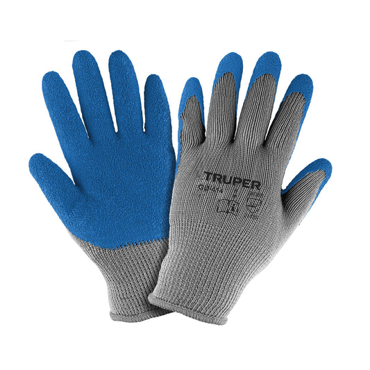 Guantes de poliéster recubiertos de latex, XG, Truper