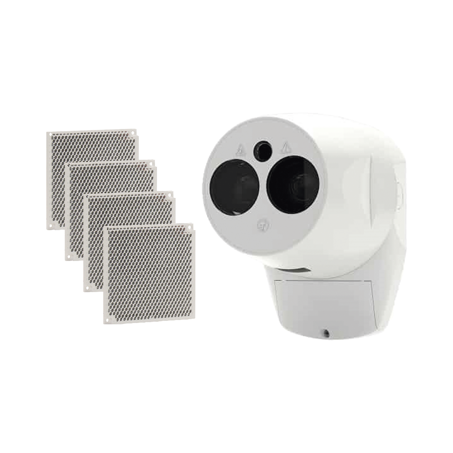 Detector Lineal De Humo Motorizado, Alcance Hasta 120m, Alineación Automatica, Por Haz Reflejado, Convencional, Compatible Con Todos Los Paneles De Detección De Incendio (0200-11650)