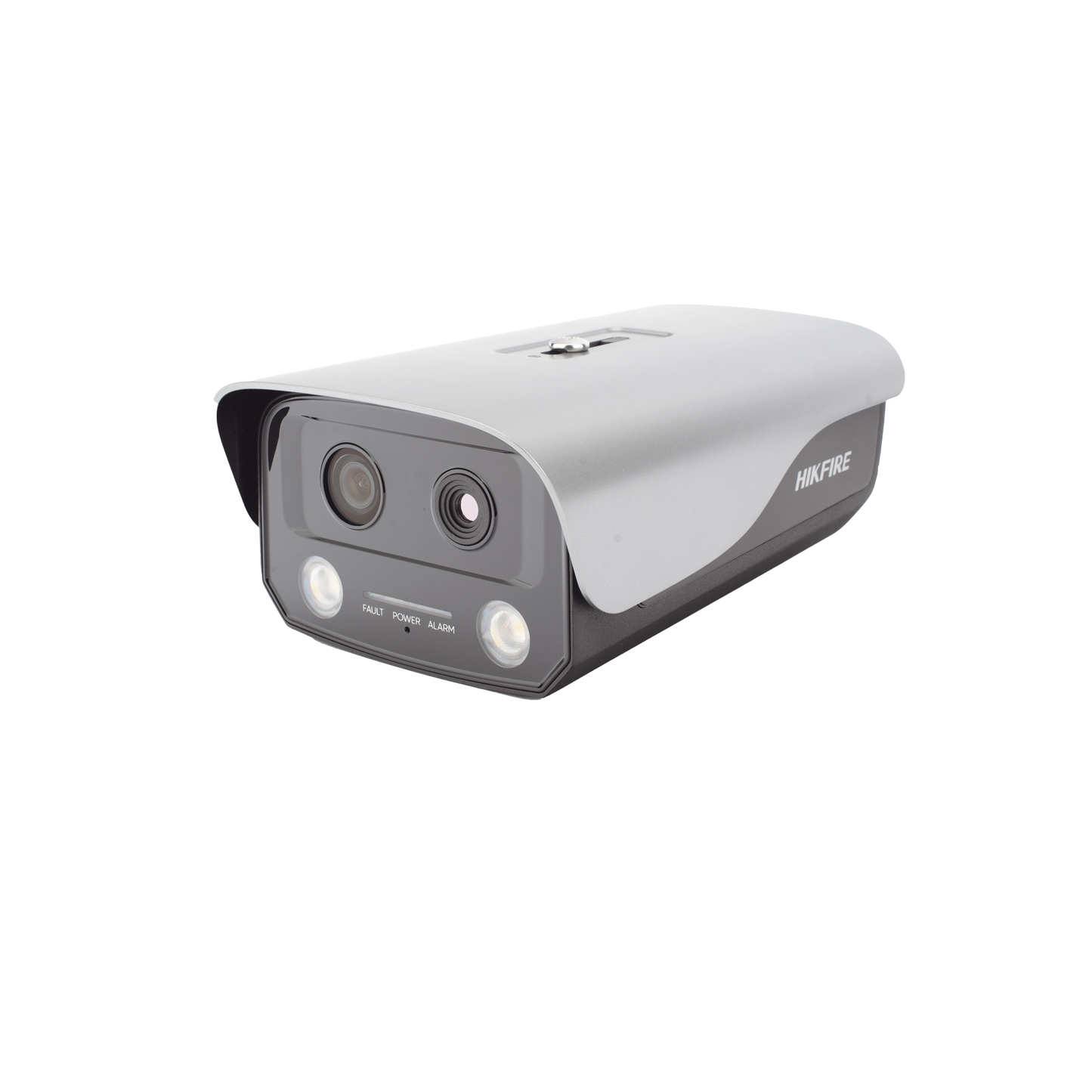 (HikFire) Cámara IP de Detección Térmica de Incendios / Detección de Llamas y Temperaturas Anormales / 4 Megapíxel (Lente Óptico) + 1 Megapíxel (Lente Térmico) / Compatible con Hik-Connect