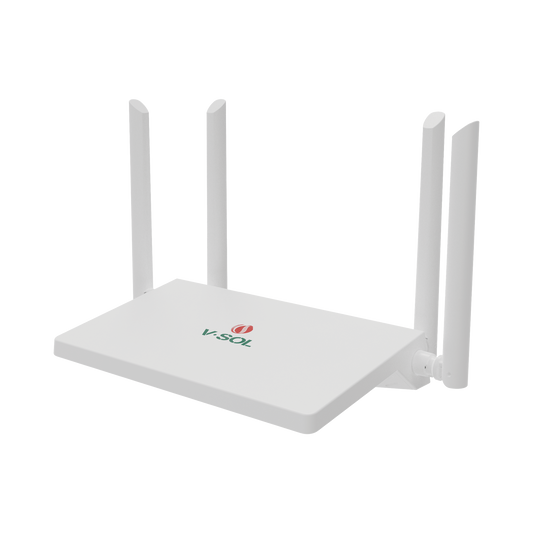 Router Inalámbrico WiFi 6 / 4 puertos LAN Gigabit/ Soporta MESH con las ONUs WiFi 6 de V-SOL / Diseño Compacto