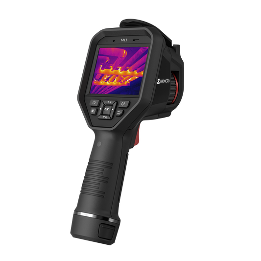 M11 - Cámara Termográfica Portátil Profesional / Resolución Térmica 192 x 144 y Visual 8MP / Pantalla Táctil LCD 3.5" / Rango de -20°C a 550°C / Precisión ±2°C o ±2% / Wi-Fi y