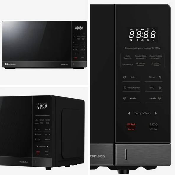 Microondas Hisense HMMS3411DSV - Vista 3