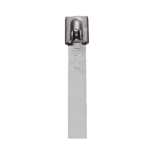 Cincho StrongHold de Acero Inoxidable Tipo 304, 998 mm largo x 6.6 mm ancho, Color Metálico, Paquete de 25pz