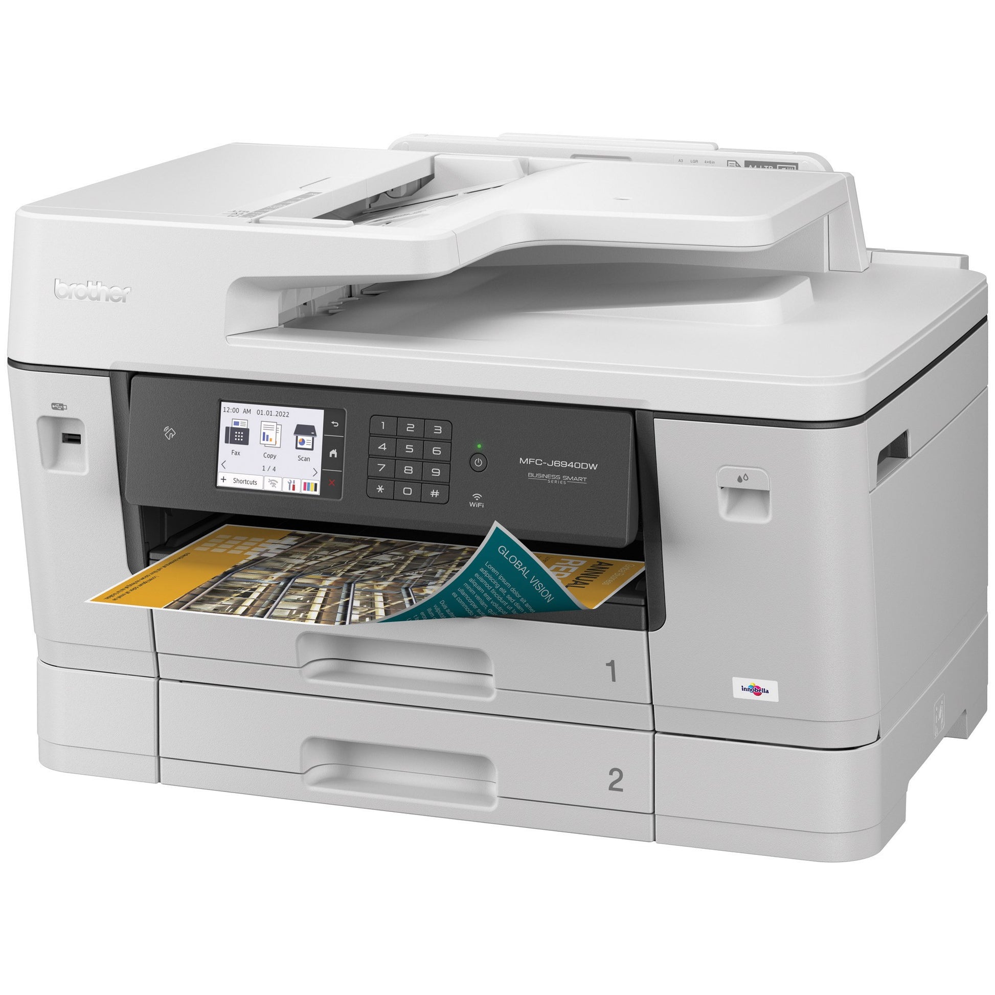 Multifuncional de inyección de Tinta  BROTHER MFCJ6940DW - Vista 4