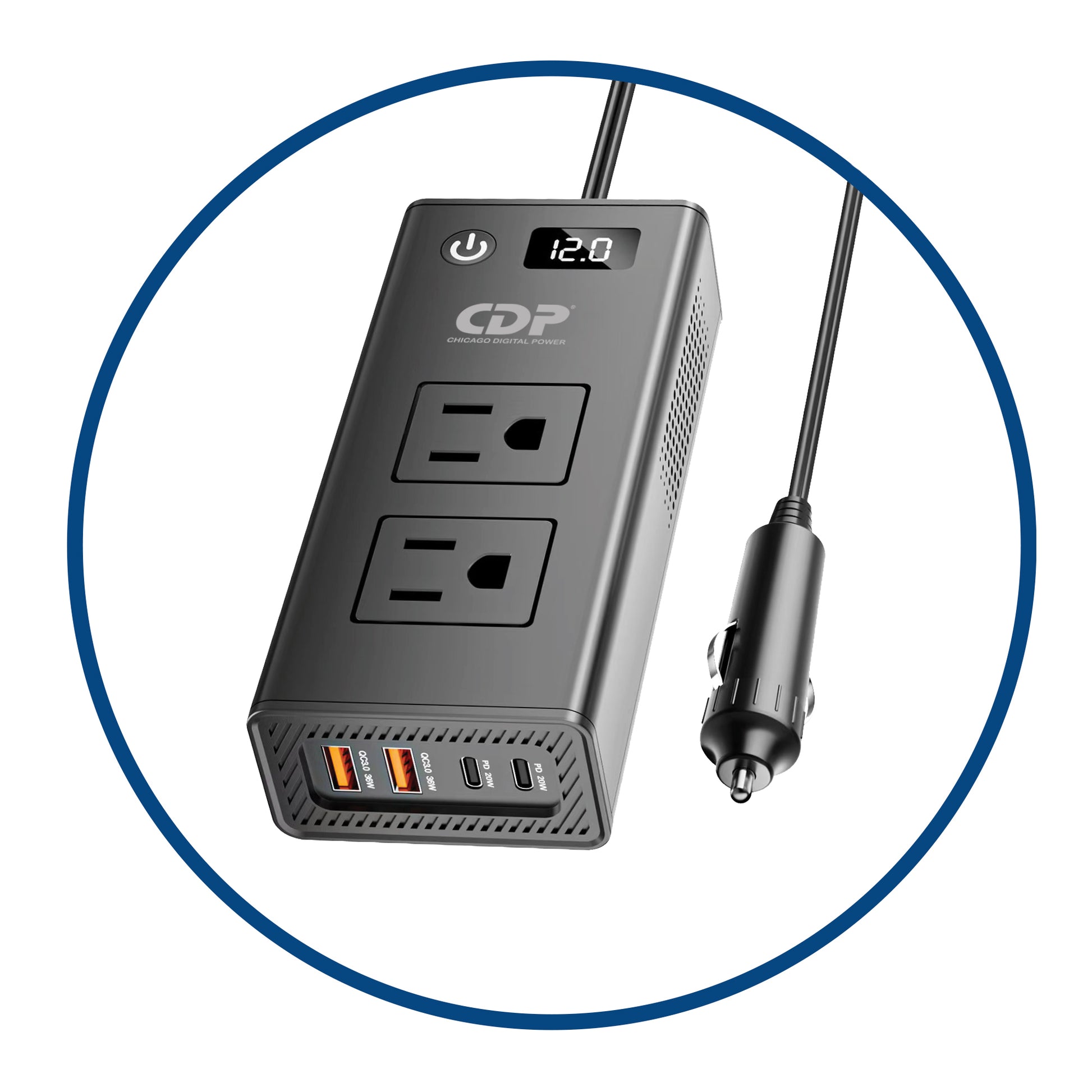 Adaptador e inversor de corriente CDP XVU212