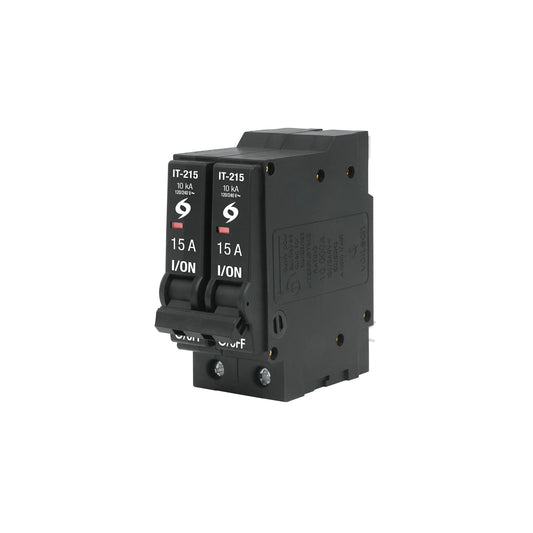 Interruptor de 2 polos 15A, enchufable, VOLTECK