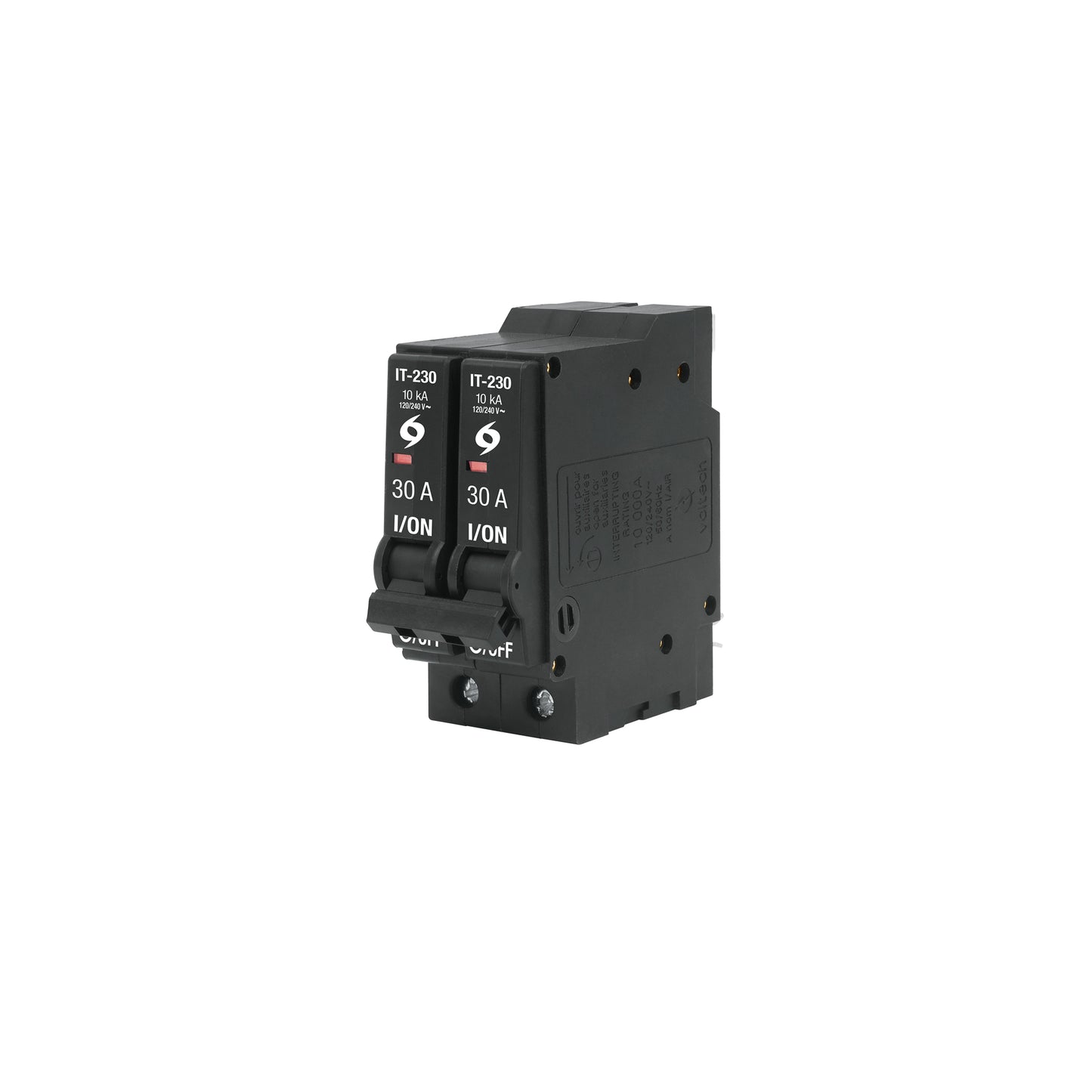 Interruptor de 2 polos 30A, enchufable, VOLTECK