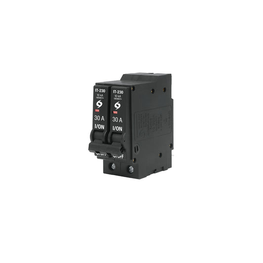Interruptor de 2 polos 30A, enchufable, VOLTECK