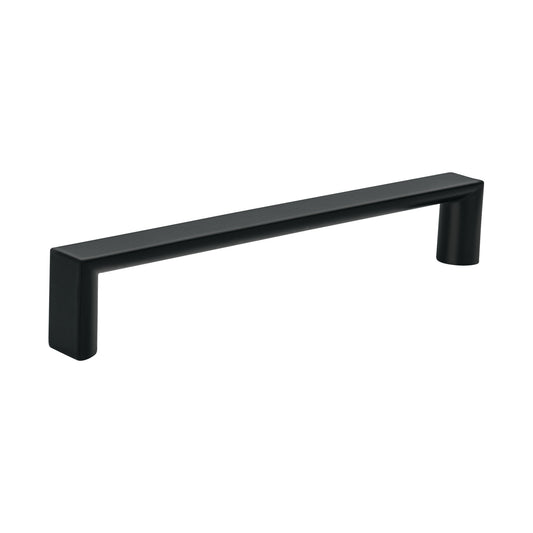 Jaladera de 128mm, línea Andamio, negro, HERMEX