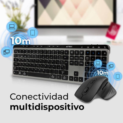 Kits para Teclado Y Mouse ACTECK MK755 - Vista 4