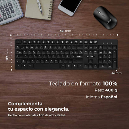 Kits para Teclado y Mouse ACTECK CREATOR VANTAGE  AERO MK555 - Vista 4