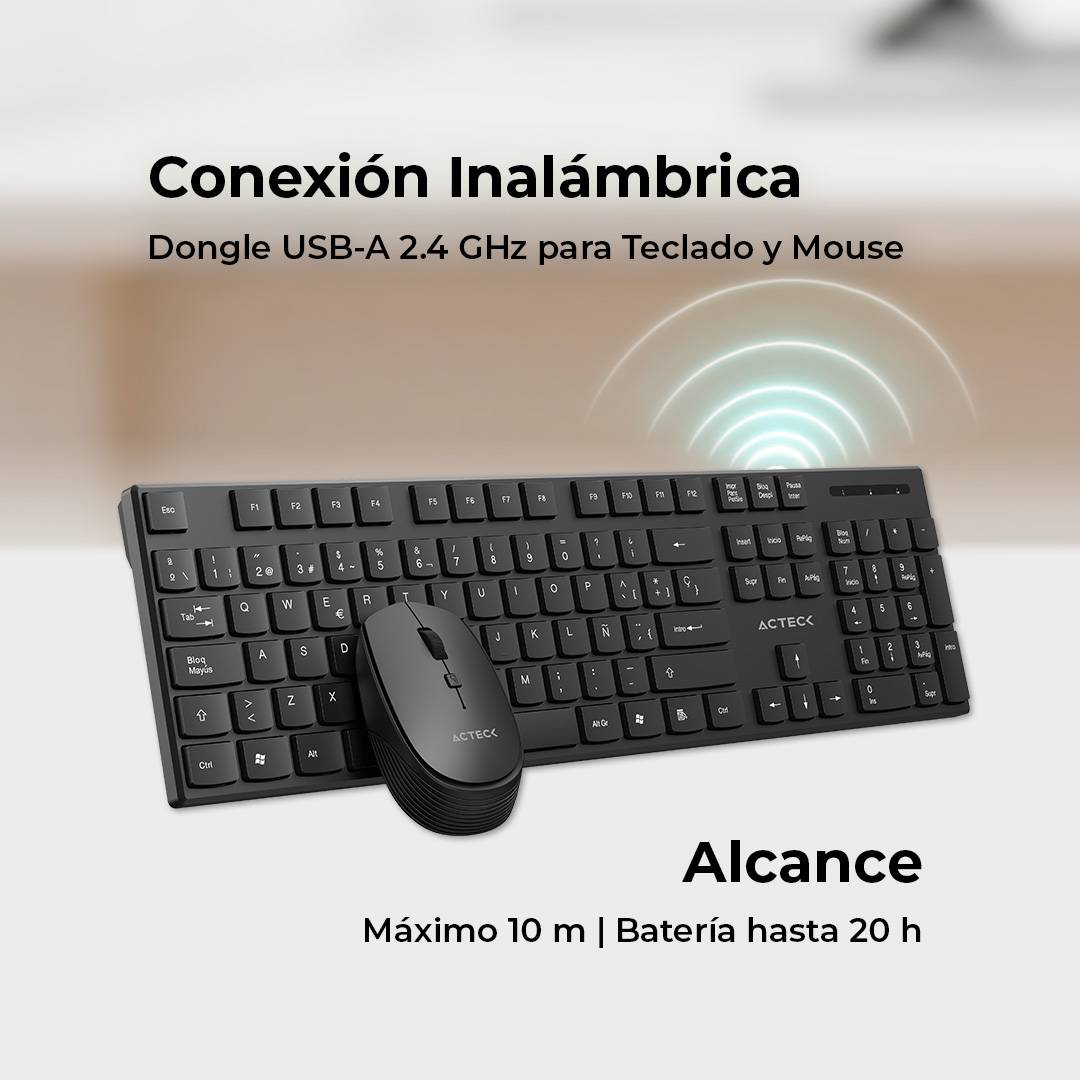 Kits para Teclado y Mouse ACTECK CREATOR VANTAGE PRIME MK555 - Vista 3