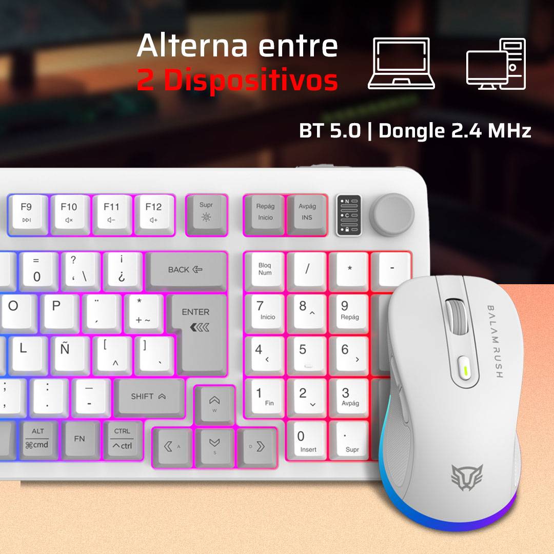 Kits para Teclado y Mouse Balam Rush KG525 - Vista 3